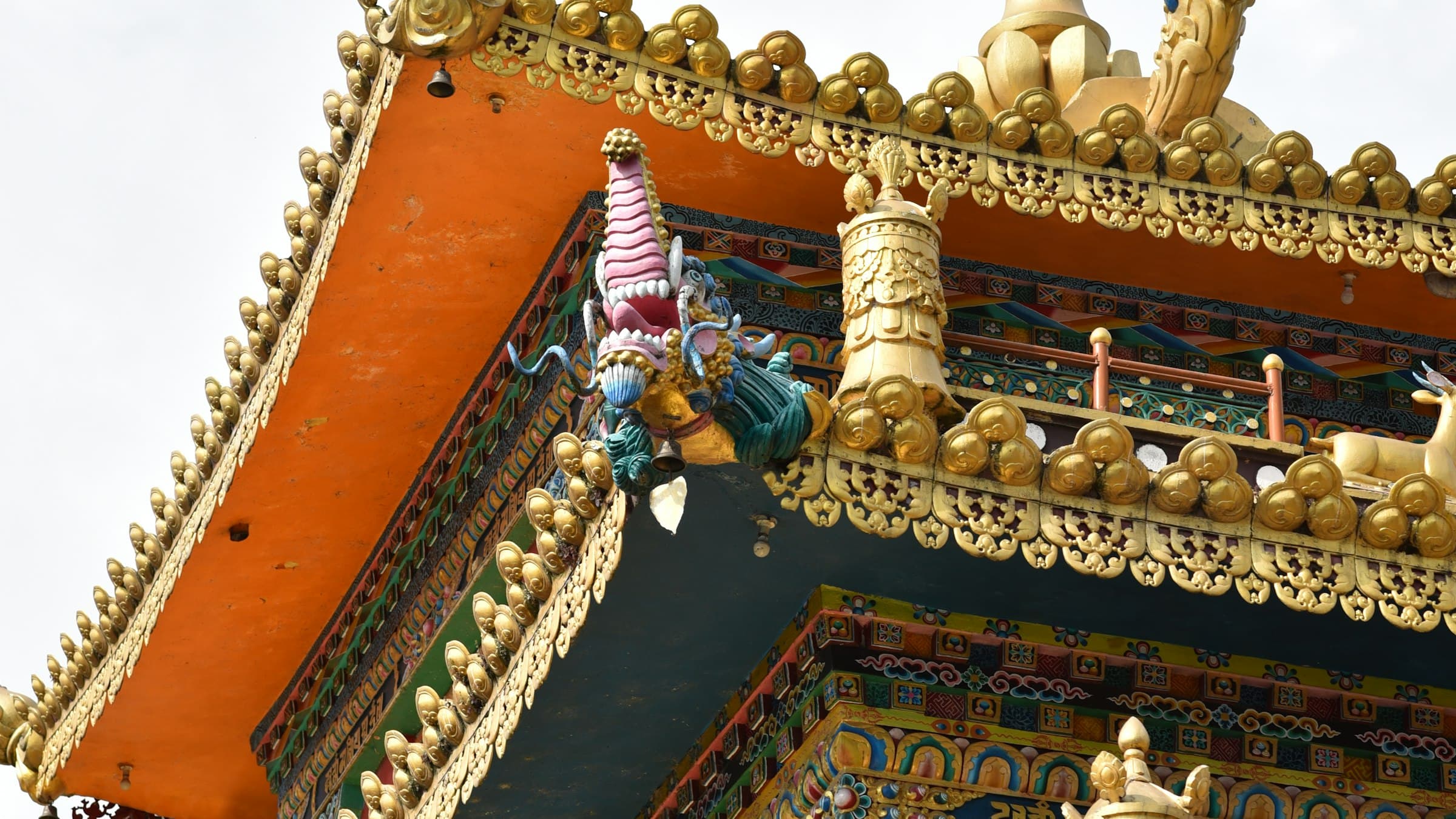 Buddhist monastery building in McLeod Ganj, Dharamshala