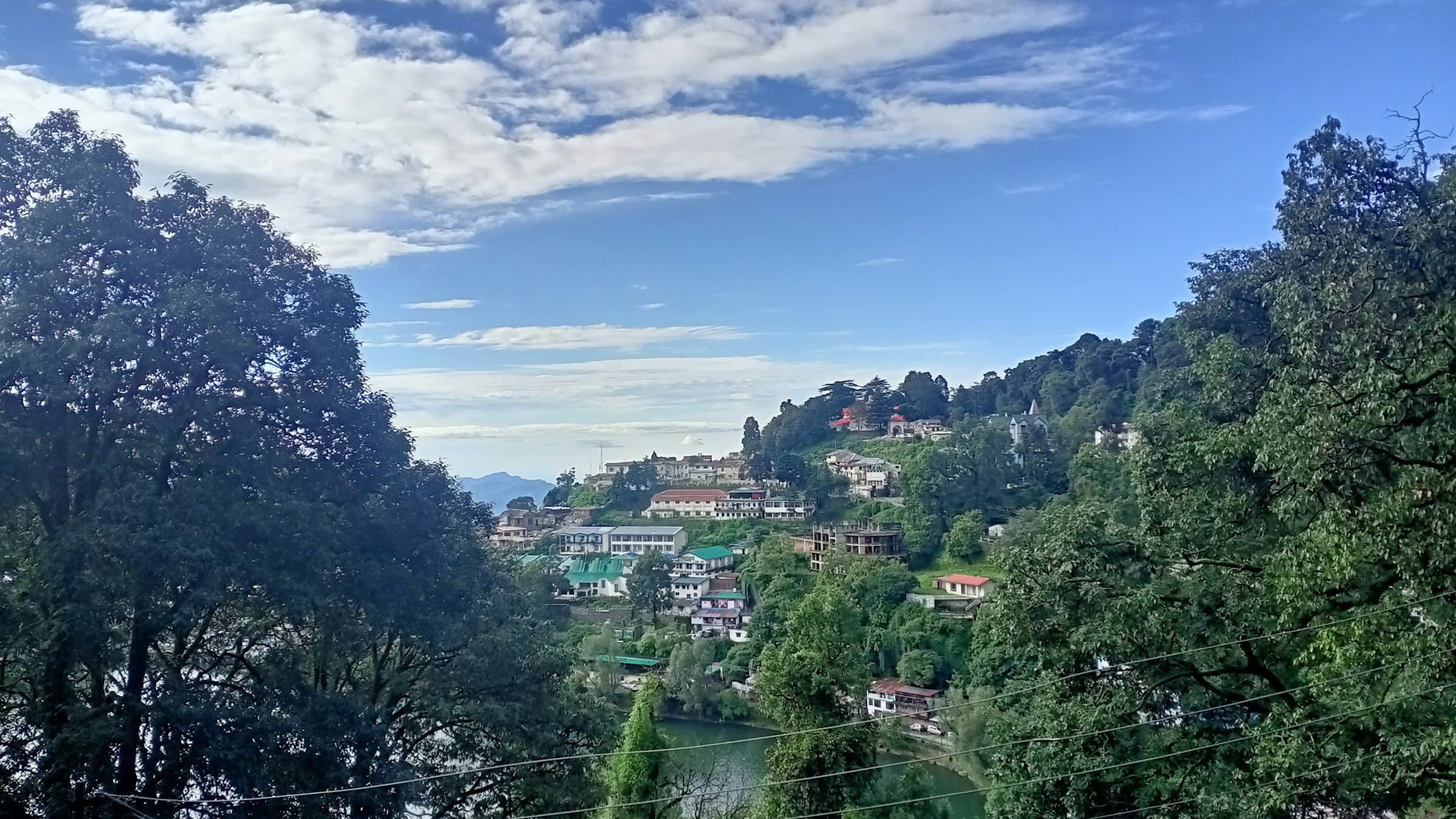 Nainital's hillside townscape rising above Naini Lake in the Kumaon hills.