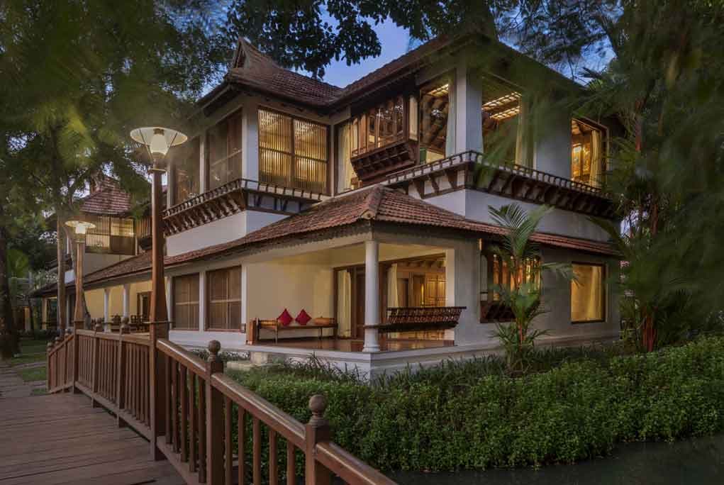 A Luxury Pavilion Room at Kumarakom Lake Resort
