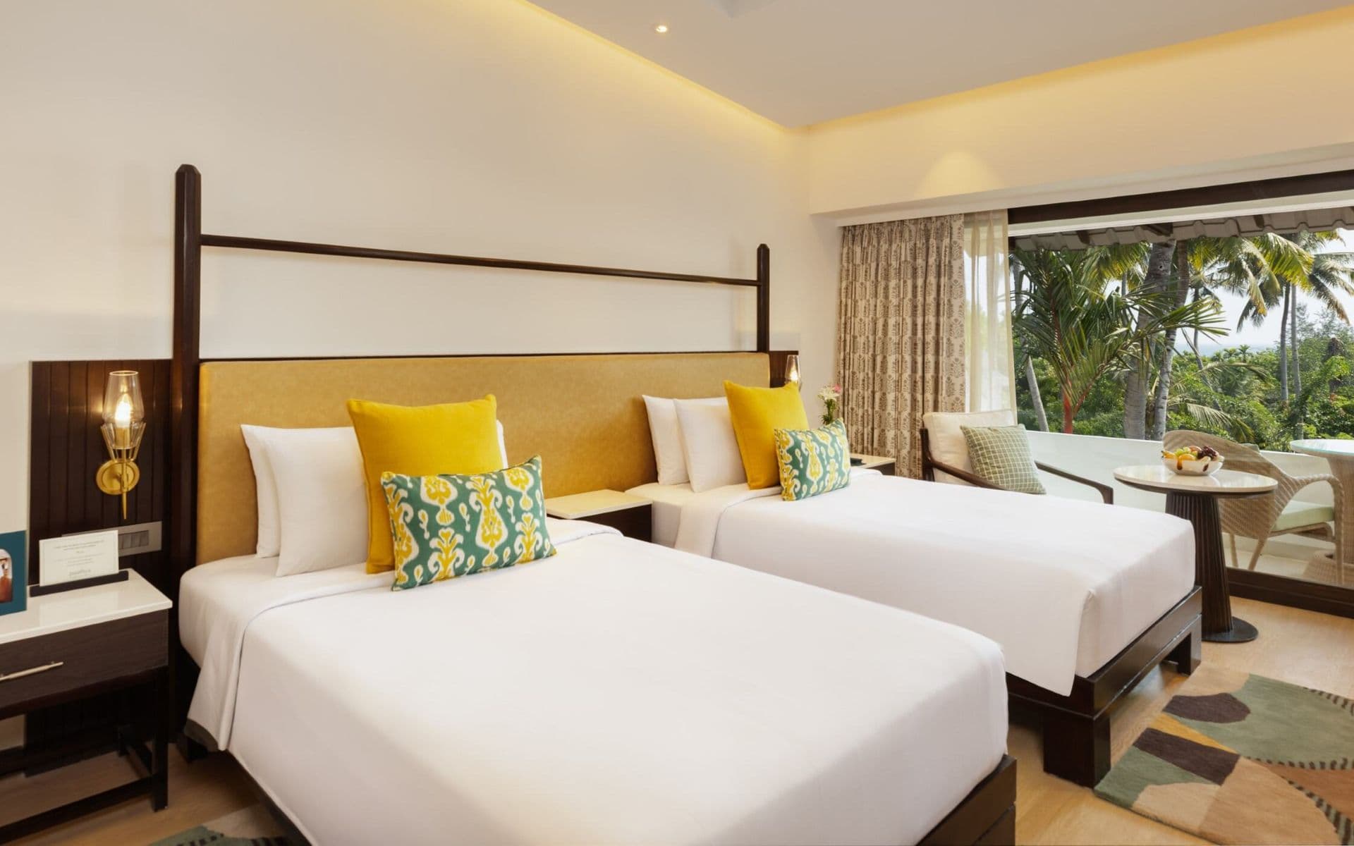 A Garden View Room at Gateway Varkala