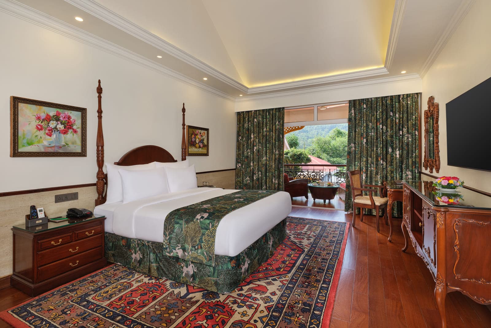 A Deluxe Room interior at MAYFAIR Spa Resort & Casino, Gangtok.