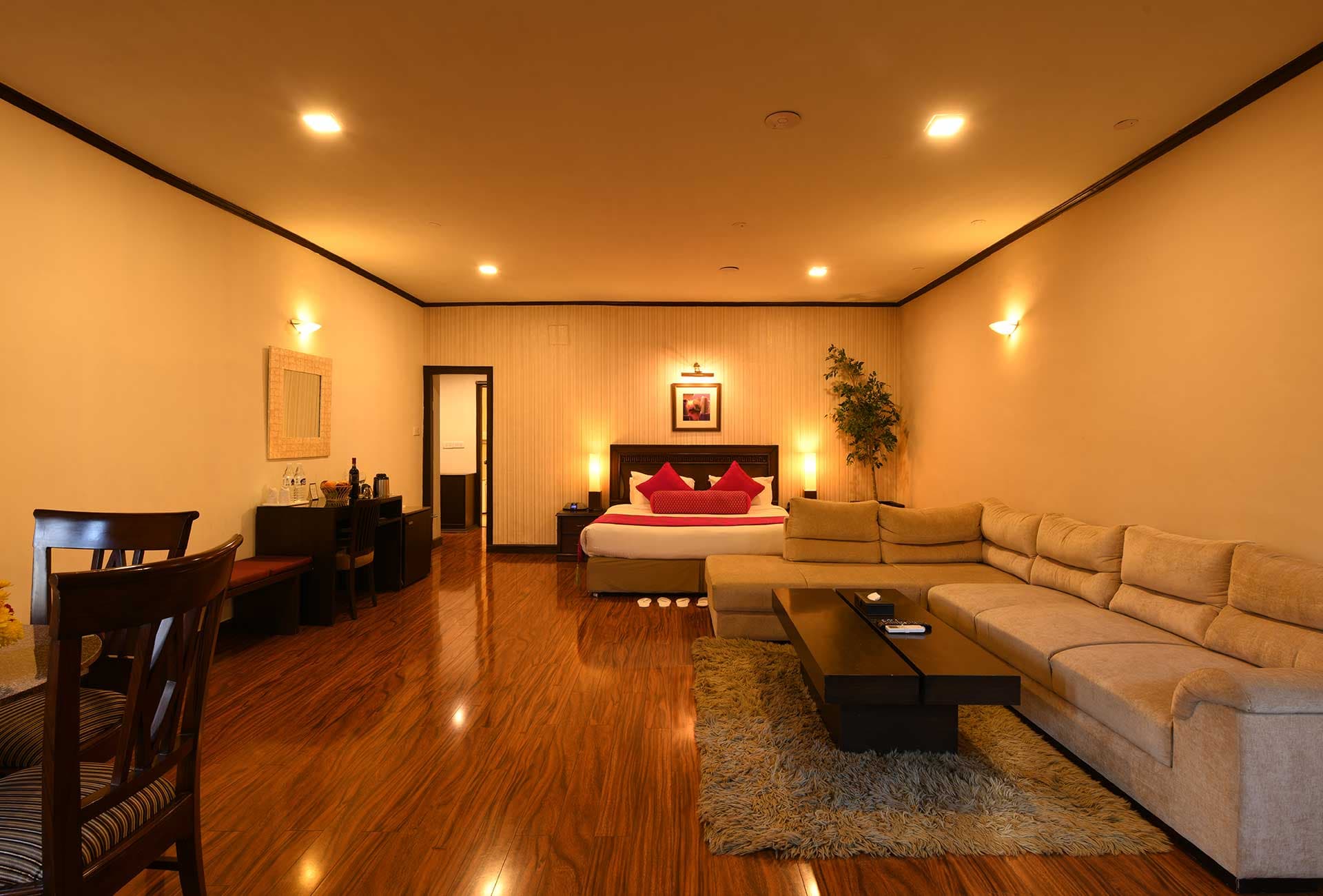 A Premier Room at Span Resort & Spa, Manali.