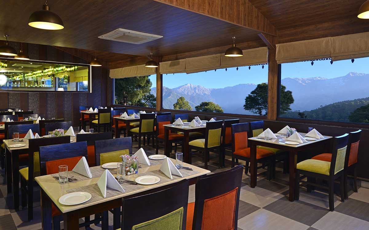 Orchid restaurant at Fortune Park Moksha, McLeodganj.
