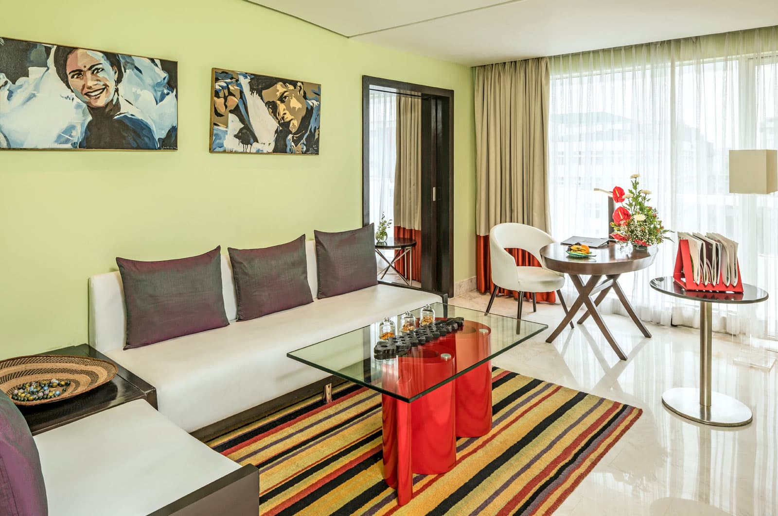 Premier Suite bedroom at The Park Chennai