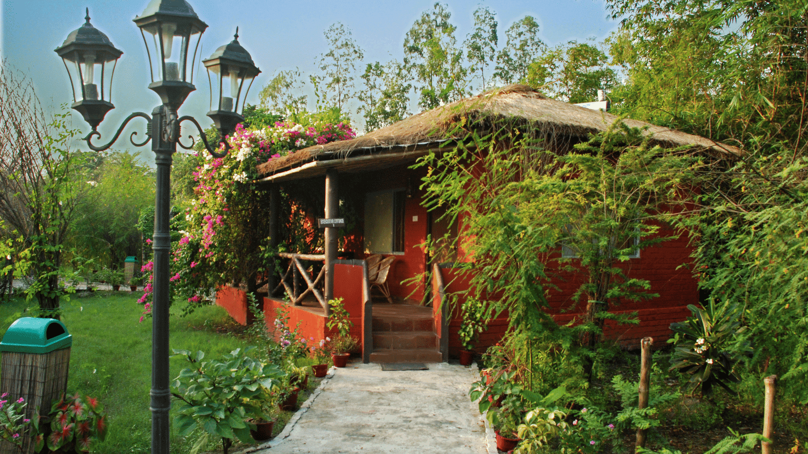 Executive Cottage exterior at Sundarban Tiger Camp, Dayapur Island