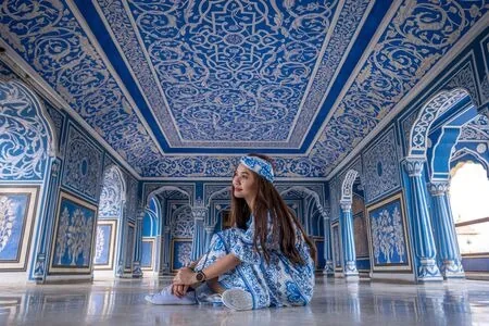 A photograph from Agya Kaur's journey